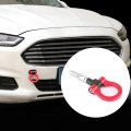 Tow Hook Qiilu Auto Trailer Ring Eyeing Tow Kit Red Aluminum Track Racing Front Bumper Car Accessories For E Series