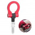 Tow Hook Qiilu Auto Trailer Ring Eyeing Tow Kit Red Aluminum Track Racing Front Bumper Car Accessories For E Series