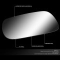 Auto Dynasty Driver Left Side Door Rear View Mirror Glass Lens Replacement Compatible With 1994-1997 Honda Accord