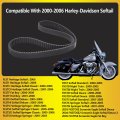 Drive Belt Replace 40307-00 For Harley-davidson 00-06 Softail Series 135t 1-1 8 Inch Width