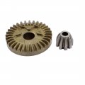 Uxcell Metal Spare Part Electric Angle Grinder Spiral Bevel Pinion Gear Set