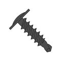 Steel Self-drilling Screw Black Phosphate Finish Modified Truss Head Phillips Drive 3 Drill Point 10-16 Thread Size 2 Length 