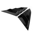 Car Rear Window Vent Louver Trim Stylish Design For 2016-2019 Black Glossy 1 Set