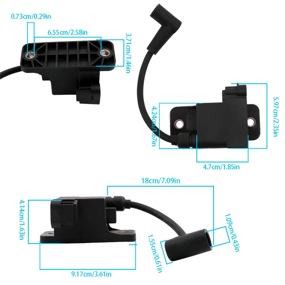 Outboard Ignition Coil Cdm Module Amw-3454 827509a1 Replacement For Mercury 30-300hp 1996-2007 114-7509