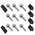 Caltric Fender Hood Panel Clips And Bolts Compatible With John Deere M135748 M84972 19m7863