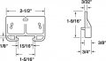 Prime-line Products R 7154 Drawer Guide Metal Track Yellow