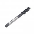 Uxcell M8 X 1 25 Spiral Flute Thread Tap Metric Machine Threading Hss Nitriding Coated Round Shank With Square End H2 Tolerance