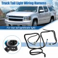 X Autohaux Truck Tail Light Wiring Harness Rear Lamp For Chevrolet Blazer Tahoe 1992-2000 Chevy Pick-up 1988-2000 Gmc Suburban