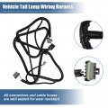 X Autohaux Truck Tail Light Wiring Harness Rear Lamp For Chevrolet Blazer Tahoe 1992-2000 Chevy Pick-up 1988-2000 Gmc Suburban