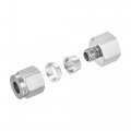 Compression Tube Fitting 1 2npt Female Thread X 4 Od Straight Coupling Adapter 304 Stainless Steel 