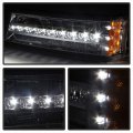 Acanii For 2003-2006 Chevy Silverado 1500 2500 3500 Smoked Led Parking Lights Bumper Signal Lamps Assembly Left Right