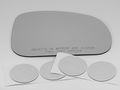 05-08 Pont Grand Prix Right Passenger Convex Mirror Glass Lens W Adhesive Usa 2nd Design 2005 Models 