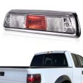 Third Brake Light For 2009 2014 Ford F150 Truck High Mount Stop Assembly With Clear Red Lens And Chrome Housing Al3z13a613e