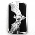 Httmt Mt216-064- Eagle Hawk Emblem Chromed Foot Large Brake Pedal Compatible With Heritage Springer Flsts Ultra