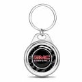 Ipick Image For Gmc Denali Real Black Carbon Fiber Chrome Roundel Metal Case Key Chain Keychain Official Licensed
