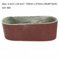 Uxcell 4-inch X 24-inch Aluminum Oxide Sanding Belt 600 Grits Sandpaper Flush Joint For Sander 6pcs