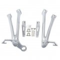 Tcmt Rear Passenger Foot Pegs Footrest Set Fit For Suzuki Gsxr 600 750 2008 2009 2010 New