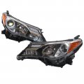Loyalheartdy Headlight Assembly For 2013 2014 2015toyota Rav4 Projector Driver And Passenger Side Chrome Housing Clear Lens 