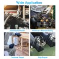 M8x1 25mm Round Coupling Nuts 5 Pcs 304 Stainless Steel Connector Fasteners Rod Bar Stud 40mm For Industrial Construction