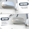 X Autohaux Car Rear View Right Passenger Side Mirror Cover Cap Replacement Gray For Toyota Camry 2006-2011 Guard Covers