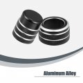 X Autohaux 5pcs Black Center Console Air Vent Knob Trim Cover With Gps Navigation For Honda Civic 2022 11th Gen Interior