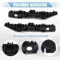 X Autohaux 1 Pair Front Left And Right Bumper Bracket For Hyundai Sonata 2015-2017 86514c2000 Plastic Black