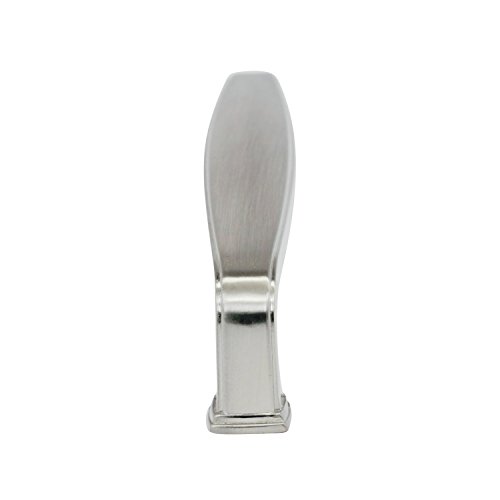 5 Pack Rok Hardware 6-5 160mm Hole Transitional Square Style Brushed Nickel Kitchen Vanity Dresser Cabinet Pull Handle 6-13 16