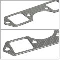 Dna Motoring Gktset-bbc-82l Aluminum Exhaust Manifold Header Gasket Set Replacement Metallic 