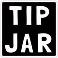 3in X Tip Jar Magnet Vinyl Magnetic Tipping Container Label Magnets By Stickertalk 