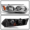 Chrome Housing Oe-style Headlight Headlamp Assembly For 2003-2007 Saturn Ion Sedan Passenger Side