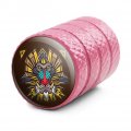 Mandrill Baboon Face Monkey Primate Tire Rim Wheel Aluminum Valve Stem Caps Pink 4 Pieces Fits Schrader Valves For Cars Trucks