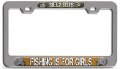 Silly Boys Fishing Is For Girls Ch 3d Metal License Plate Frame Auto Suv Truck Tag Holder K64 