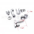 Httmt Mt216-086- Chrome 360 Degree Adjustable Highway Peg Mounting Kit Compatible With Any Bike Equipped Inch 1 25mm Front