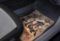 Brown Horse Original Western Script With Flowers On Background Wild West Car Truck Suv Universal-fit Front Rear Seat Carpet