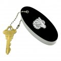Graphics More Fordham University Secondary Logo Floating Keychain Oval Foam Fishing Boat Buoy Key Float