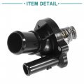 Acropix Engine Coolant Thermostat Housing Assembly Replacement Fit For Ford Escape Pack Of 1 Black