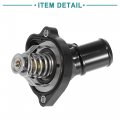Acropix Engine Coolant Thermostat Housing Assembly Replacement Fit For Ford Escape Pack Of 1 Black