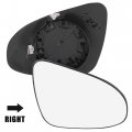 Car Rearview Right Side Non-heated Mirror Glass With Backing Plate 879080d590 For Toyota Yaris 2012-2017
