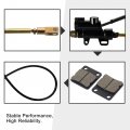 Goofit Rear Brake Assembly Master Hydraulic Cylinder Caliper With Pad Set Replacement For Ssr 125cc 110cc Dirt Bike Pit Klx Bbr