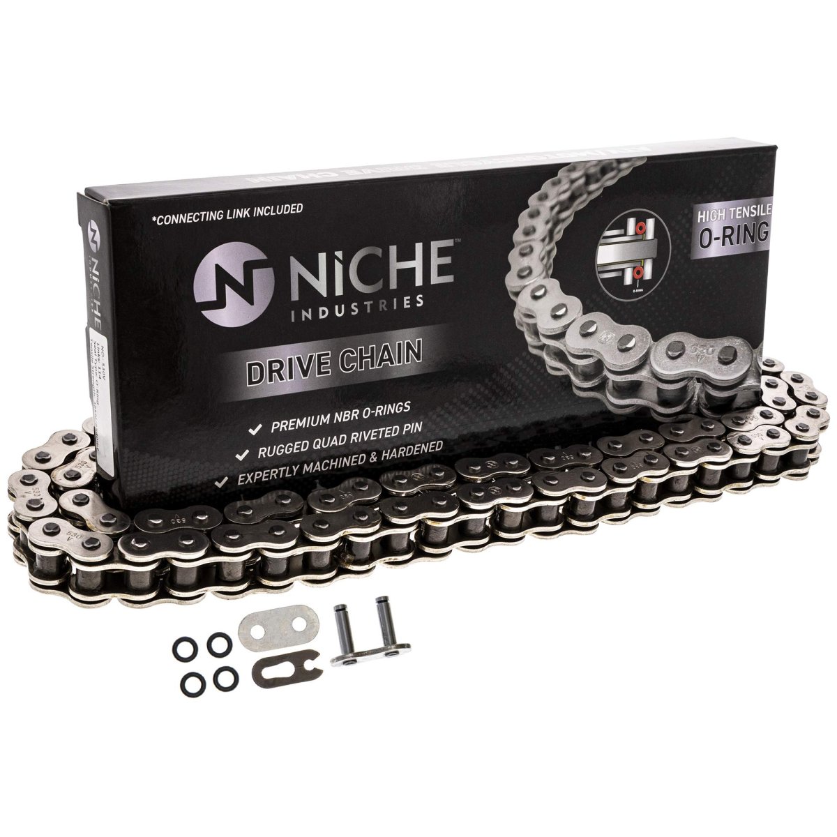 Niche Drive Sprocket Chain Combo For Honda Cbr1000rr Front 16 Rear 41 Tooth 530v O-ring 120 Links
