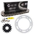 Niche Drive Sprocket Chain Combo For Honda Cbr1000rr Front 16 Rear 41 Tooth 530v O-ring 120 Links