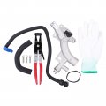 Aluminum Coolant Water Outlet Thermostat Housing With Radiator Hoses And Clamp Plier Gloves Kit For Chevrolet Cruze 2011-2016 
