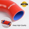 G-plus Silicone Coolant Hose Kit Clamps Upper Lower Compatible With 2001-2004 Ford F250 F350 F450 F550 Super Duty 2pcs Red