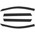4pcs Side Window Deflectors For Toyota Rav4 2006 To 2012 Tape On Rain Guards With Smoked Tint Air Circulation And Glare 