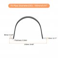 Uxcell 6pcs 150mm 6 Cable Clamp Rubber Pipe Strap Cushioned 304 Stainless Steel Hose U Shape Metal Tube Holder For Wire