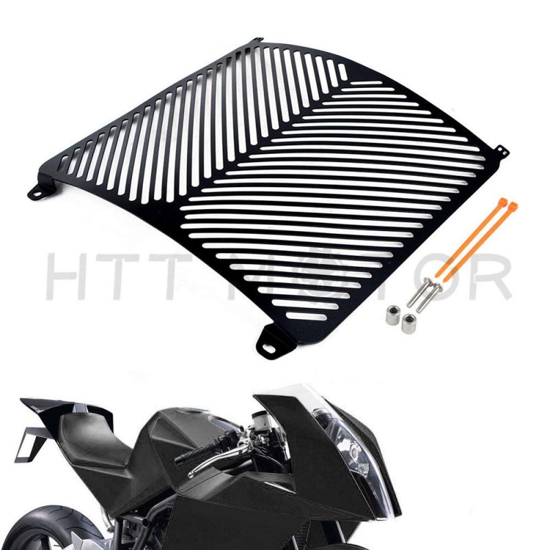 Radiator Grille Cover Guard Shield Protector For Ktm Rc8 2008 2016 And Rc8r 2011 Black Stainless Steel Front