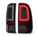 Black Smoke Premium Oled Neon Tube Led Tail Light Housing Lamp Assembly For 1997-2003 Ford F150 1999-2007 F250 F350 Super Duty 
