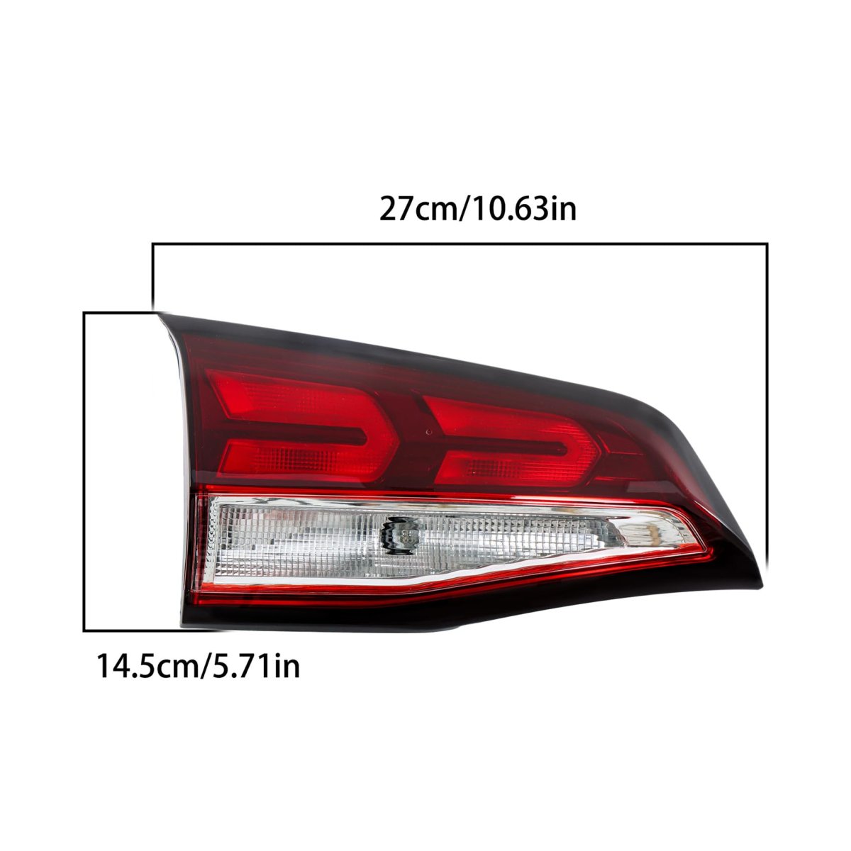 Tail Lamp Light Replacement For Chevrolet Equinox 2022-2024 Red Lens Driver Side Halogen Brake Inner 85132589