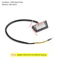 Motorcycle 3 Led License Plate Brake Number Light Mini Rear Lamp