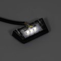 Motorcycle 3 Led License Plate Brake Number Light Mini Rear Lamp